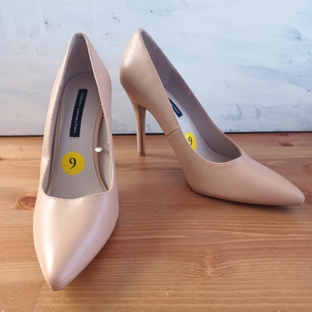 French Connection Women's High Heel Shoes Size 9 Nude Color